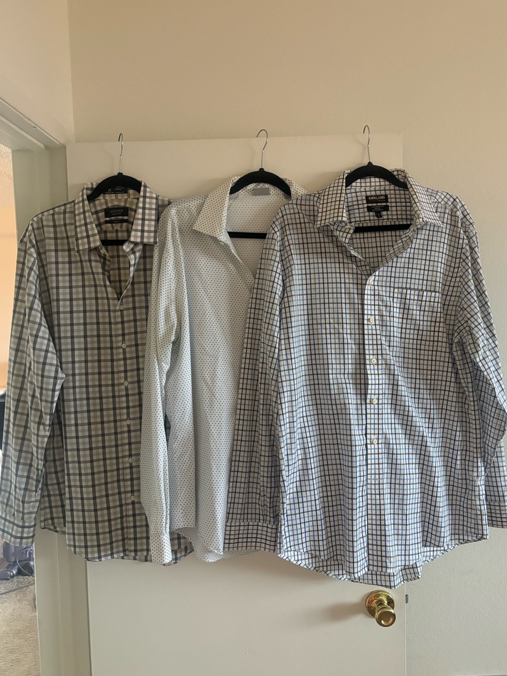 Men’s long sleeve dress shirts bundle